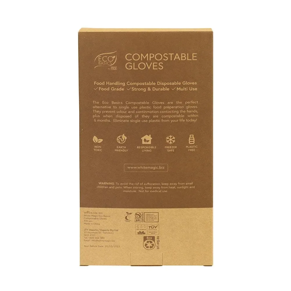 Compostable Food Handling Gloves - Eco Basics