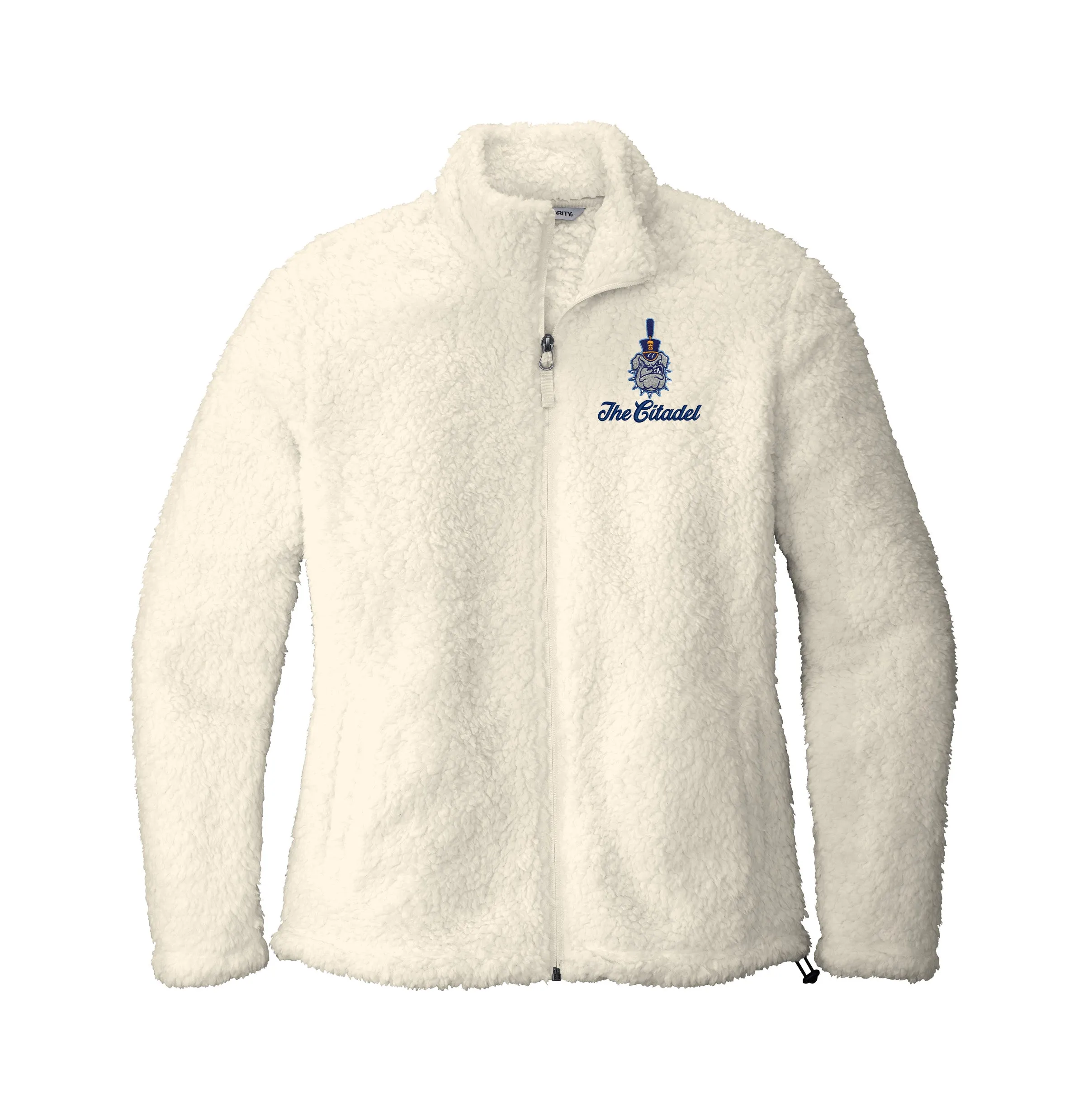 The Citadel Spike Logo, Ladies Cozy Fleece, Full Zip Jacket